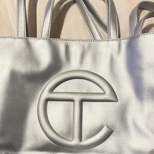 Telfar Silver Bag